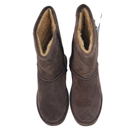 Bearpaw Dorado Unisex Size 6‎ Brown Suede Boots Hickory New - Picture 3 of 7